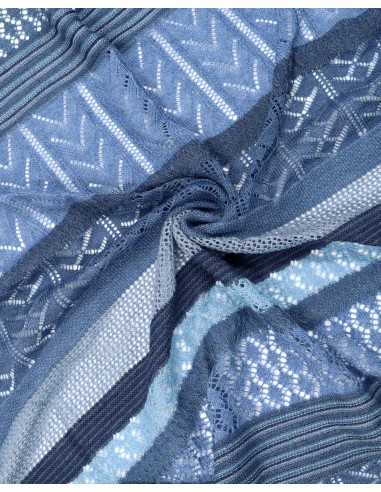 STOLA TRIANGOLARE IN LANA MERINO 100X200 "KYRA"