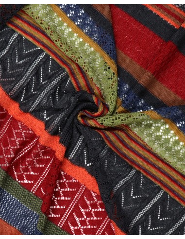 STOLA TRIANGOLARE IN LANA MERINO 100X200 "KYRA"