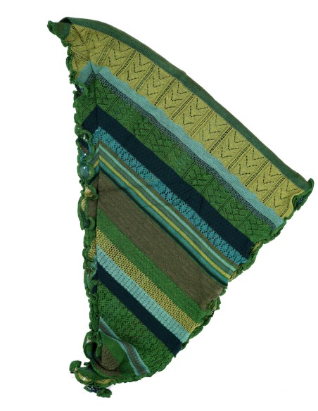 STOLA TRIANGOLARE IN LANA MERINO 100X200 "KYRA"