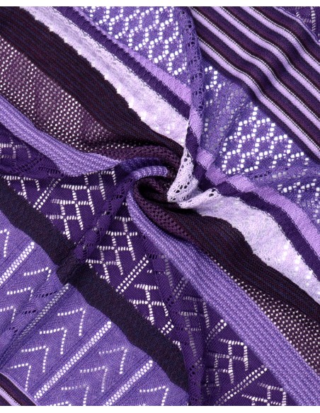 STOLA TRIANGOLARE IN LANA MERINO 100X200 "KYRA"