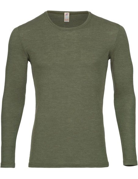 T-SHIRT UOMO IN LANA-SETA A MANICHE LUNGHE