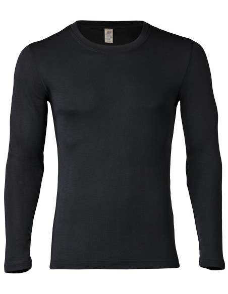 T-SHIRT UOMO IN LANA-SETA A MANICHE LUNGHE