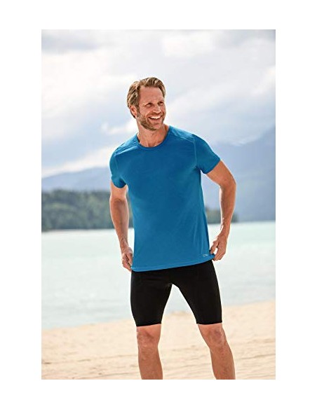 T-SHIRT TERMICA IN LANA-SETA PER LO SPORT UOMO