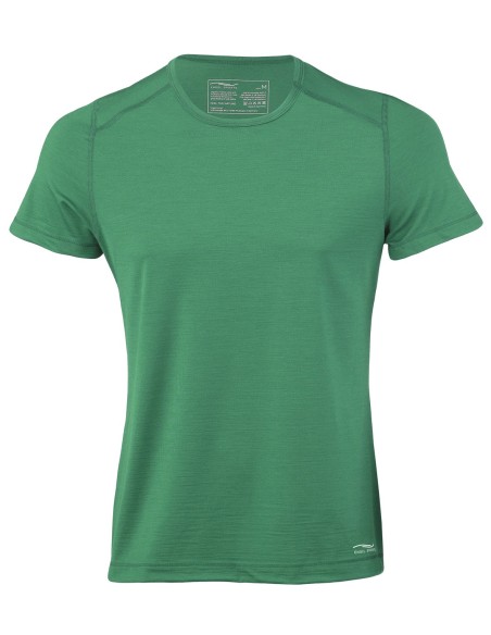 T-SHIRT TERMICA IN LANA-SETA PER LO SPORT UOMO