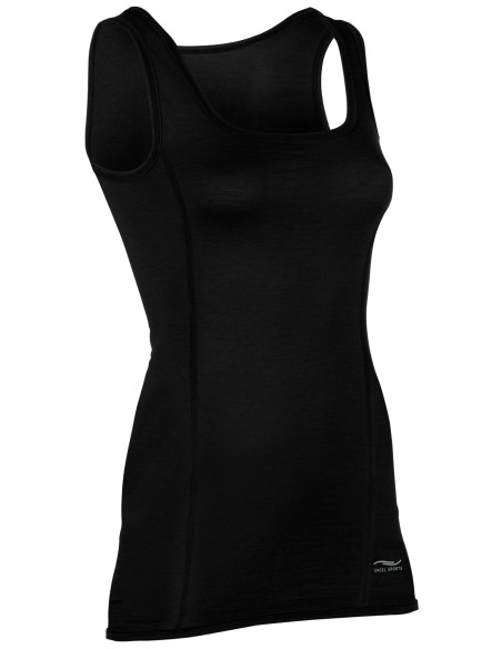 CANOTTA TERMICA IN LANA-SETA PER LO SPORT CON SPALLA LARGA