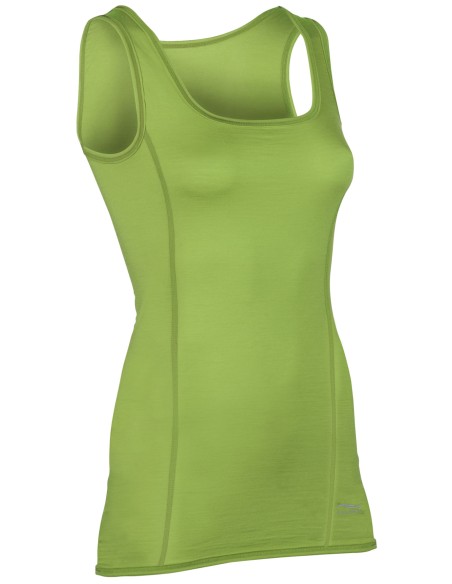 CANOTTA TERMICA IN LANA-SETA PER LO SPORT CON SPALLA LARGA