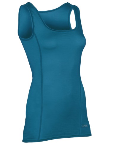 CANOTTA TERMICA IN LANA-SETA PER LO SPORT CON...