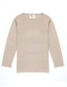 CASHMIRETTA KIDS MANICA LUNGA IN SETA E CASHMERE