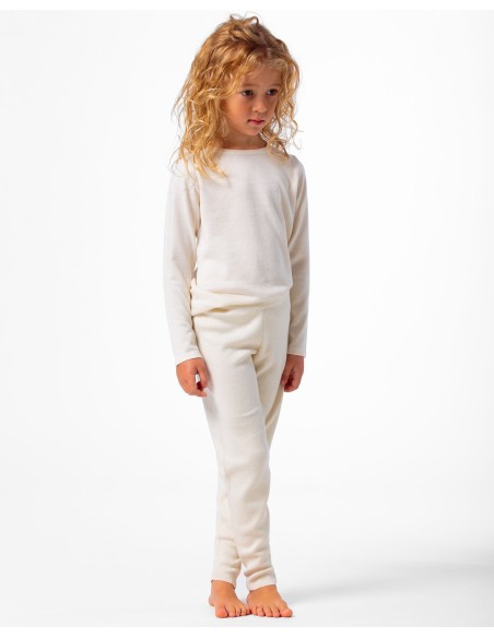 CASHMIRETTA KIDS MANICA LUNGA IN SETA E CASHMERE