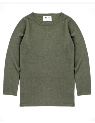 CASHMIRETTA KIDS MANICA LUNGA IN SETA E CASHMERE