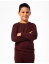 CASHMIRETTA KIDS MANICA LUNGA IN SETA E CASHMERE