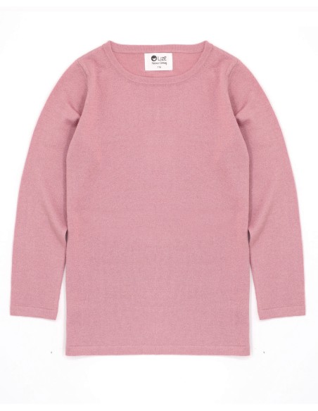 CASHMIRETTA KIDS MANICA LUNGA IN SETA E CASHMERE