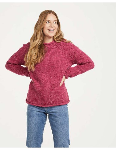 MAGLIONE DONNA IN 100% LANA DONEGAL