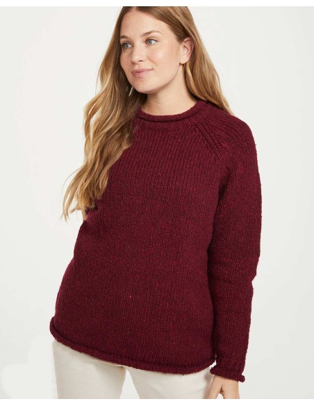 MAGLIONE DONNA IN 100% LANA DONEGAL