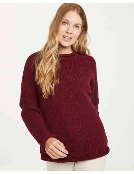 MAGLIONE DONNA IN 100% LANA DONEGAL