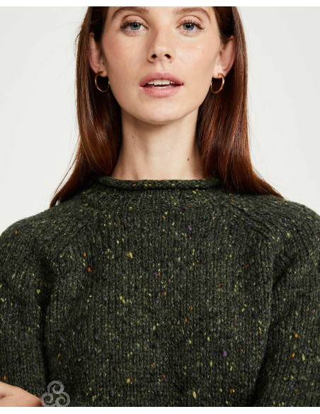 MAGLIONE DONNA IN 100% LANA DONEGAL