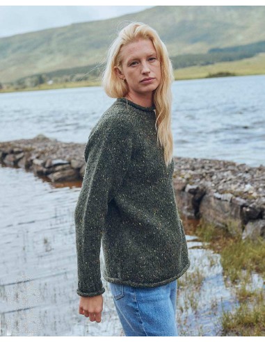 MAGLIONE DONNA IN 100% LANA DONEGAL