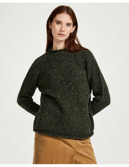 MAGLIONE DONNA IN 100% LANA DONEGAL