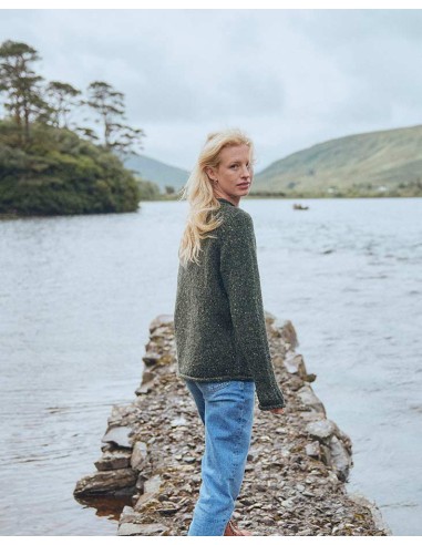 MAGLIONE DONNA IN 100% LANA DONEGAL