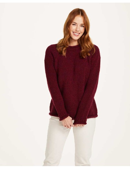 MAGLIONE DONNA IN 100% LANA DONEGAL