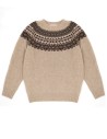 MAGLIONE SCOZZESE IN 100% LANA VERGINE "FAIRISLE YOKE"