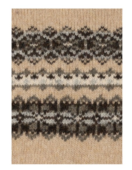 MAGLIONE SCOZZESE IN 100% LANA VERGINE "FAIRISLE YOKE"
