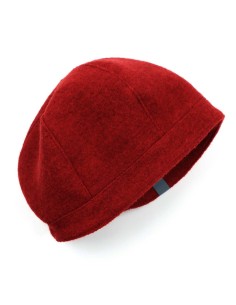 BASCO BIMBA E DONNA  IN LANA COTTA "BRITT" - ROSSO 2