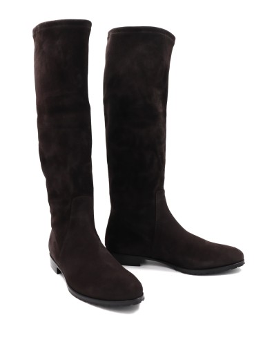 STIVALE INVERNALE DONNA IN CAMOSCIO STRETCH