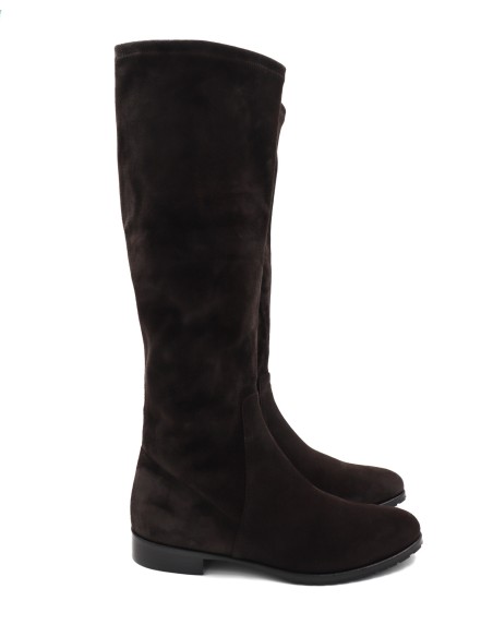 STIVALE INVERNALE DONNA IN CAMOSCIO STRETCH