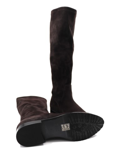 STIVALE INVERNALE DONNA IN CAMOSCIO STRETCH