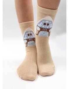 CALZINI BAMBU' KIDS "WINTER" - BEIGE 2