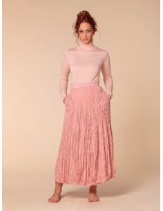 GONNA IN 100% SETA "DETTE LIMITED" - ROSA