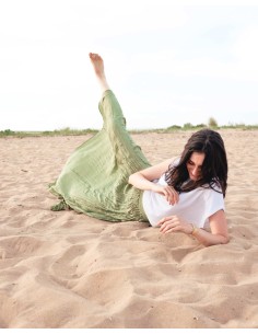 GONNA IN 100% SETA "DETTE LIMITED" - SALVIA