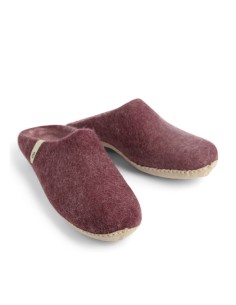 PANTOFOLA IN LANA CON SUOLA... 2