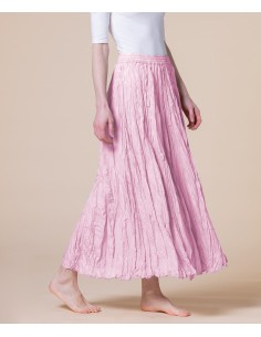 GONNA IN PURA SETA "DETTE" - ROSA BABY