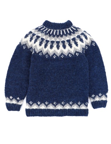 MAGLIONE ISLANDESE IN LANA LOPI FATTO A MANO