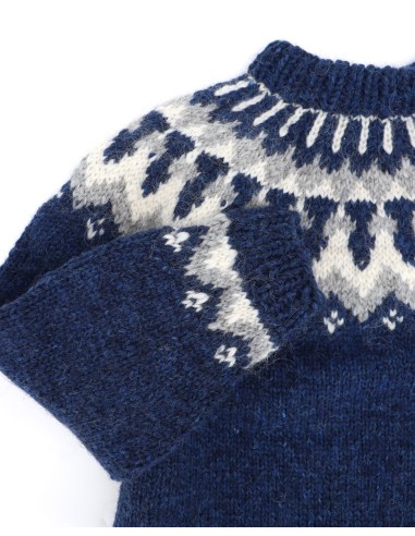 MAGLIONE ISLANDESE IN LANA LOPI FATTO A MANO