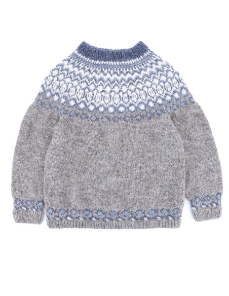 MAGLIONE ISLANDESE  LETTLOPI IN LANA E CASHMERE FATTO A MANO