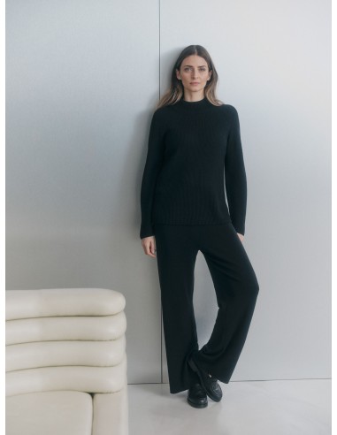 PANTALONE A COSTINA IN 100% LANA MERINO...