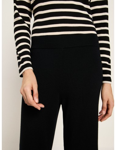 PANTALONE A COSTINA IN 100% LANA MERINO...