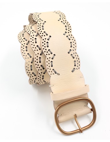 CINTURA ARTIGIANALE  IN PELLE NATURALE "VENUS"