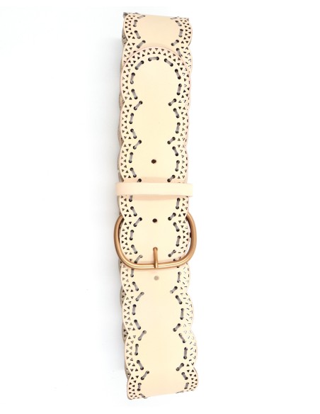 CINTURA ARTIGIANALE  IN PELLE NATURALE "VENUS"