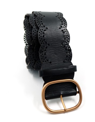 CINTURA ARTIGIANALE  IN PELLE NATURALE "VENUS"