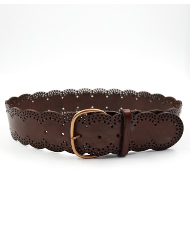 CINTURA ARTIGIANALE  IN PELLE NATURALE "VENUS"