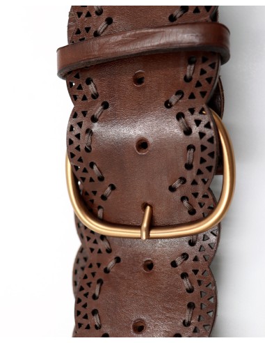 CINTURA ARTIGIANALE  IN PELLE NATURALE "VENUS"