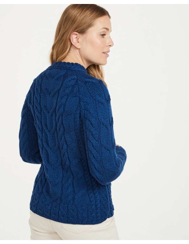 MAGLIONE ARAN IN LANA SUPERSOFT "RAGLAN"