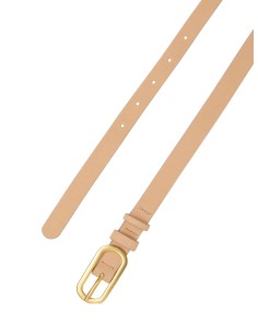 CINTURA IN PELLE A CONCIA VEGETALE "LARA" - NUDE