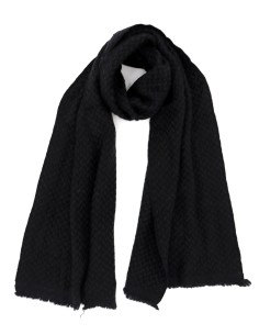 SCIARPA UNISEX IN CASHMERE E LANA 30X80 "SMART" - NERO