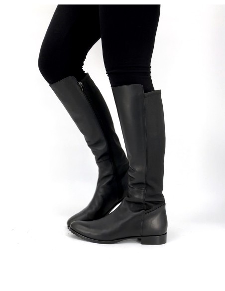 STIVALE INVERNALE DONNA IN PELLE DI VITELLO "GUANTINO"