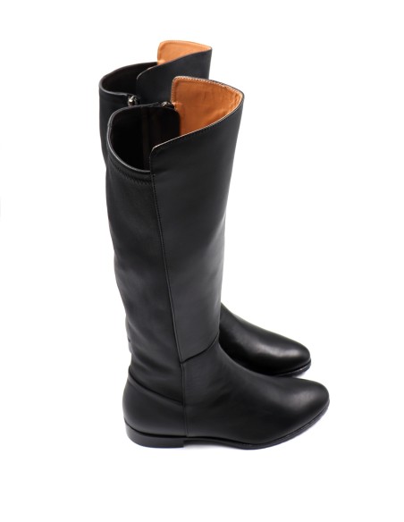 STIVALE INVERNALE DONNA IN PELLE DI VITELLO "GUANTINO"